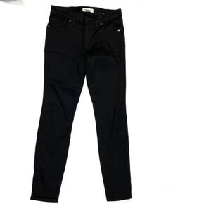 Madewell 8" Skinny Jeans Carbondale Wash 28 Black